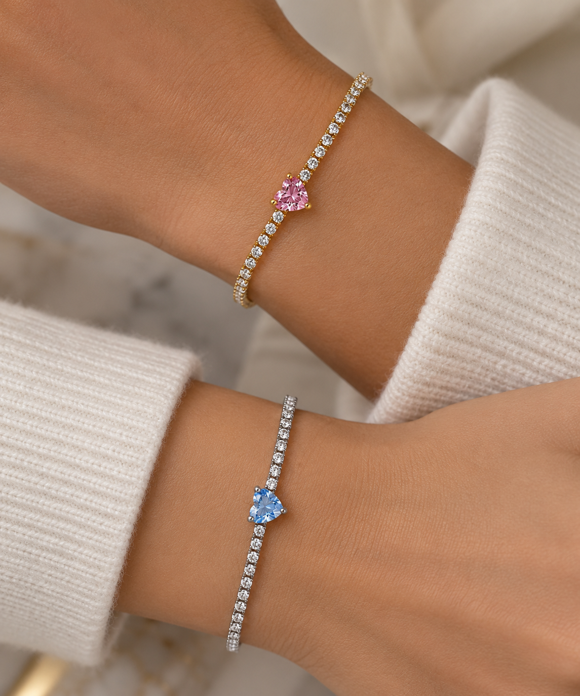 Bracciale TENNIS CUORE