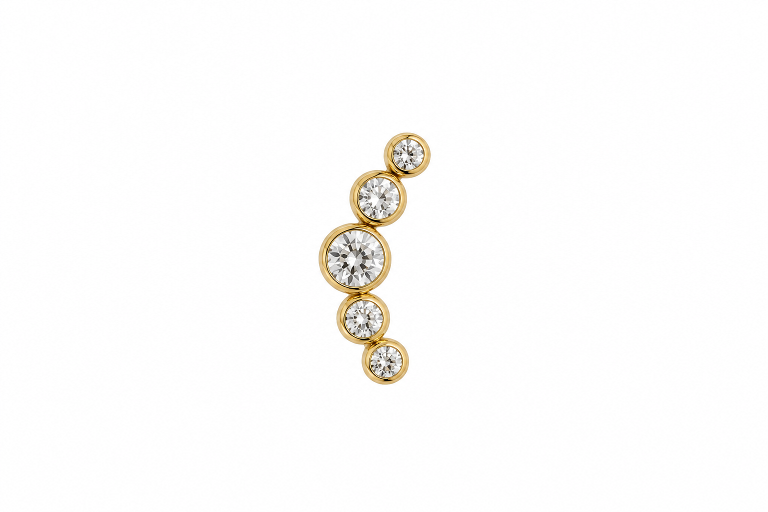 PIERCING per helix, flat, conch, tragus