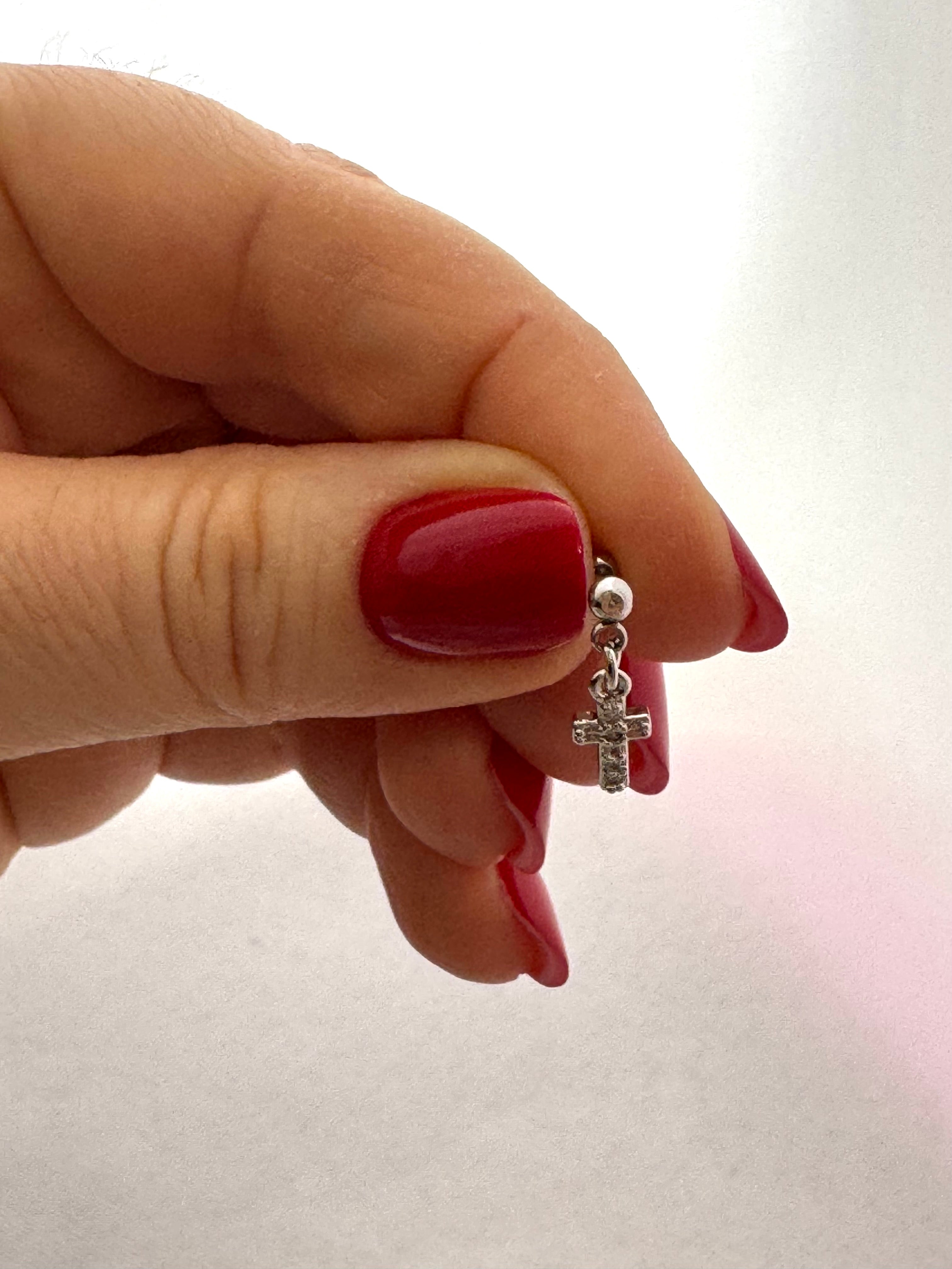 Mono orecchino CROCE