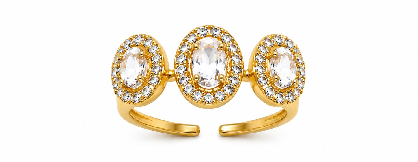 Anello TRILOGY OVALE