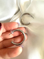 Orecchini TUBE HOOP 25mm