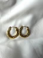 Orecchini HOOP INTRECCIO 15mm