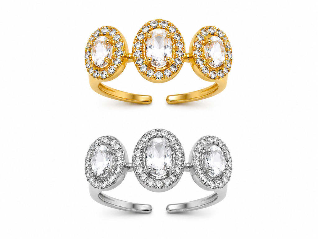 Anello TRILOGY OVALE