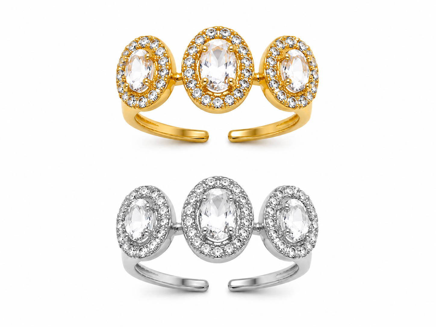 Anello TRILOGY OVALE