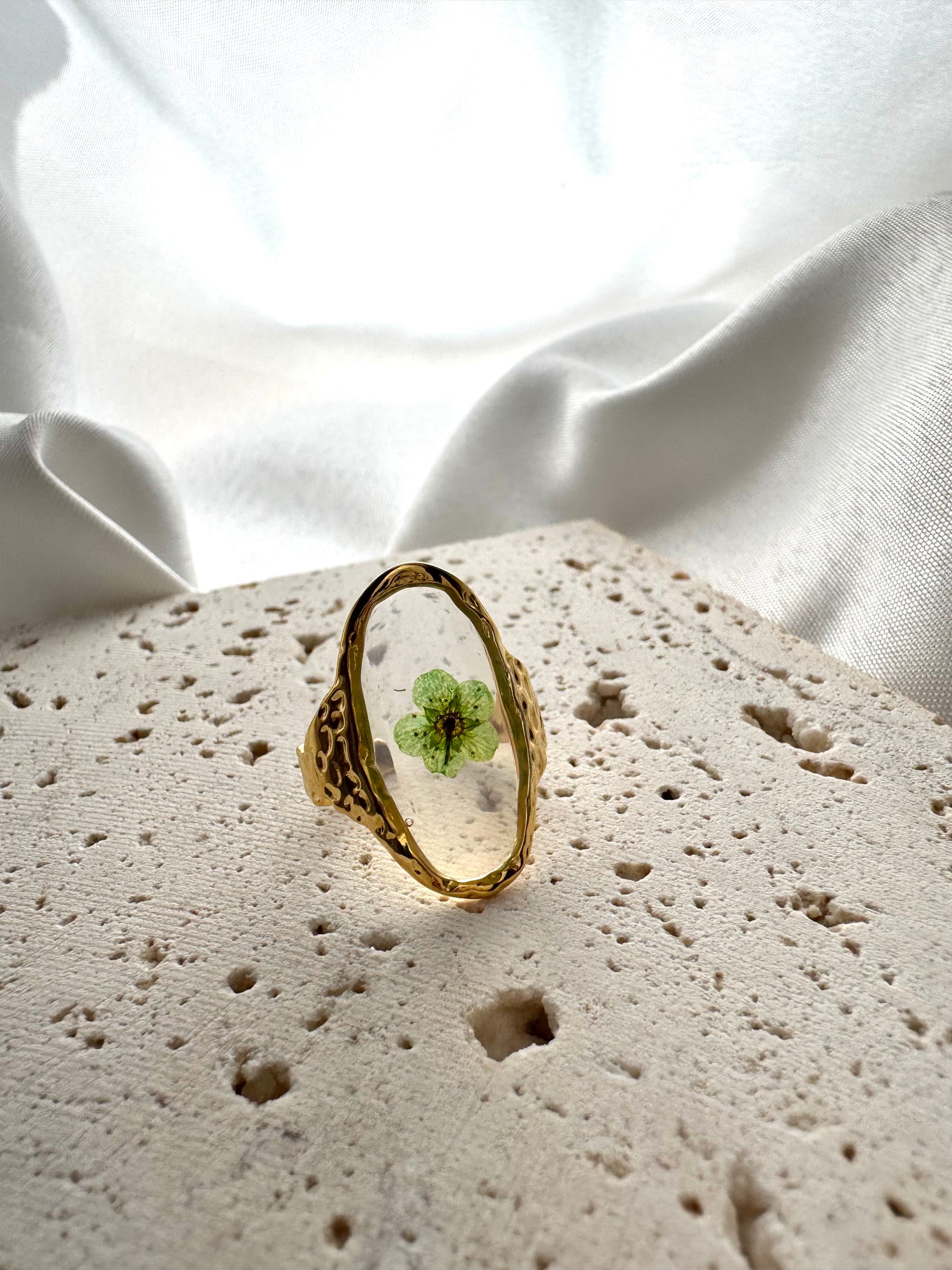 Anello FIORE VERDE