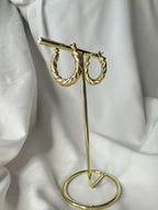 Orecchini HOOP INTRECCIO 15mm