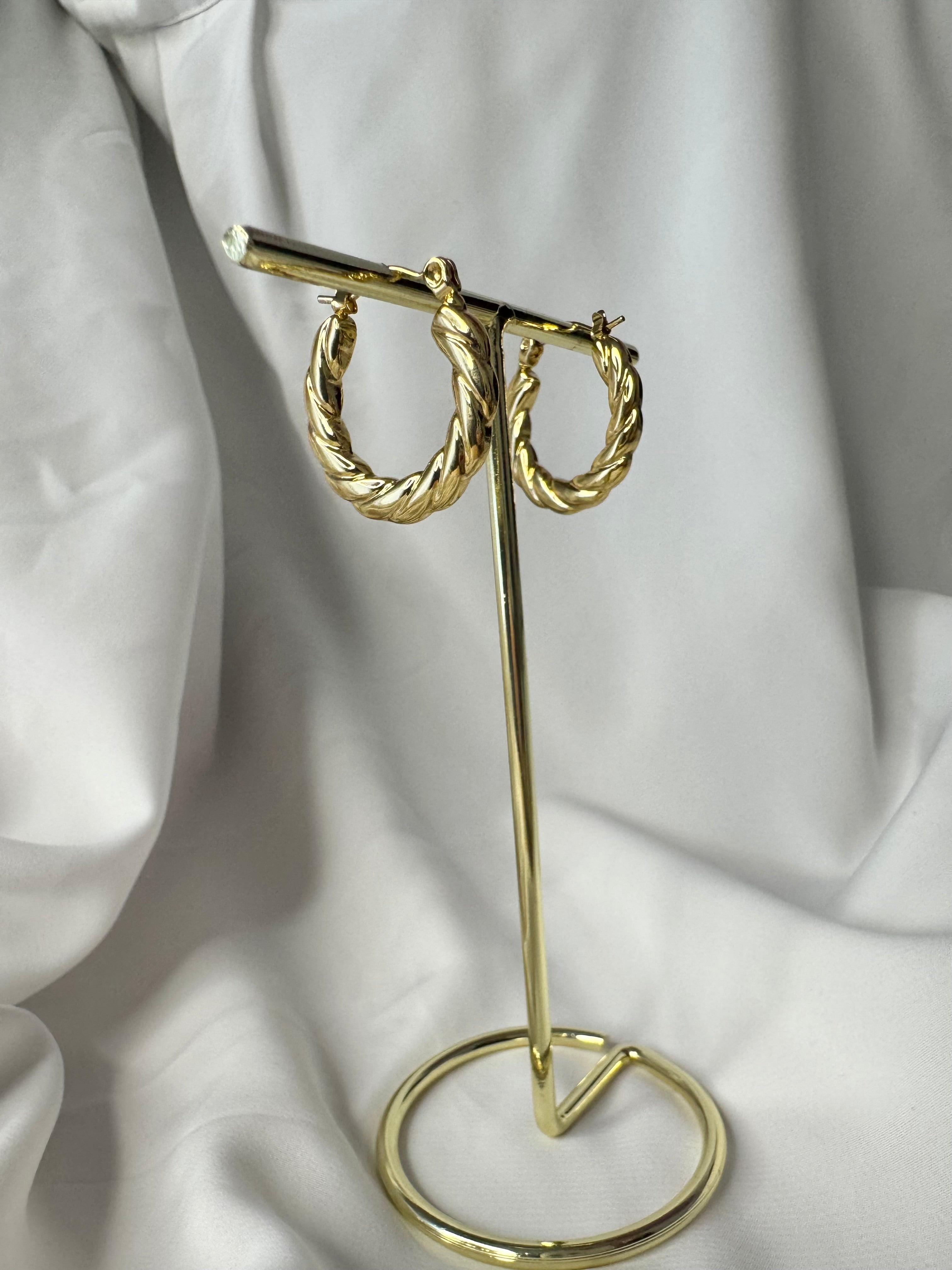 Orecchini HOOP INTRECCIO 15mm