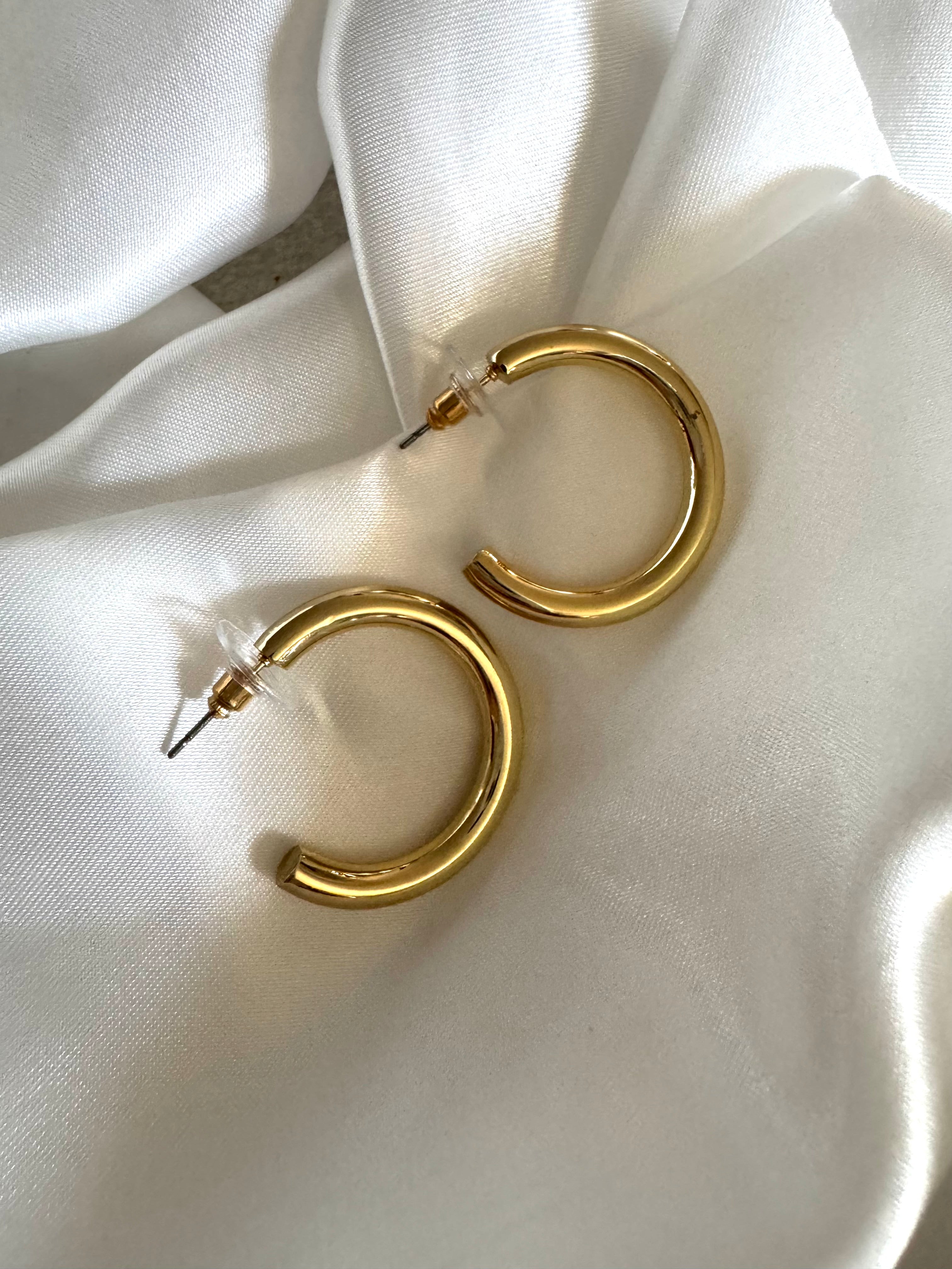 Orecchini TUBE HOOP 25mm