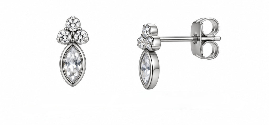 PIERCING per helix, flat, conch, tragus