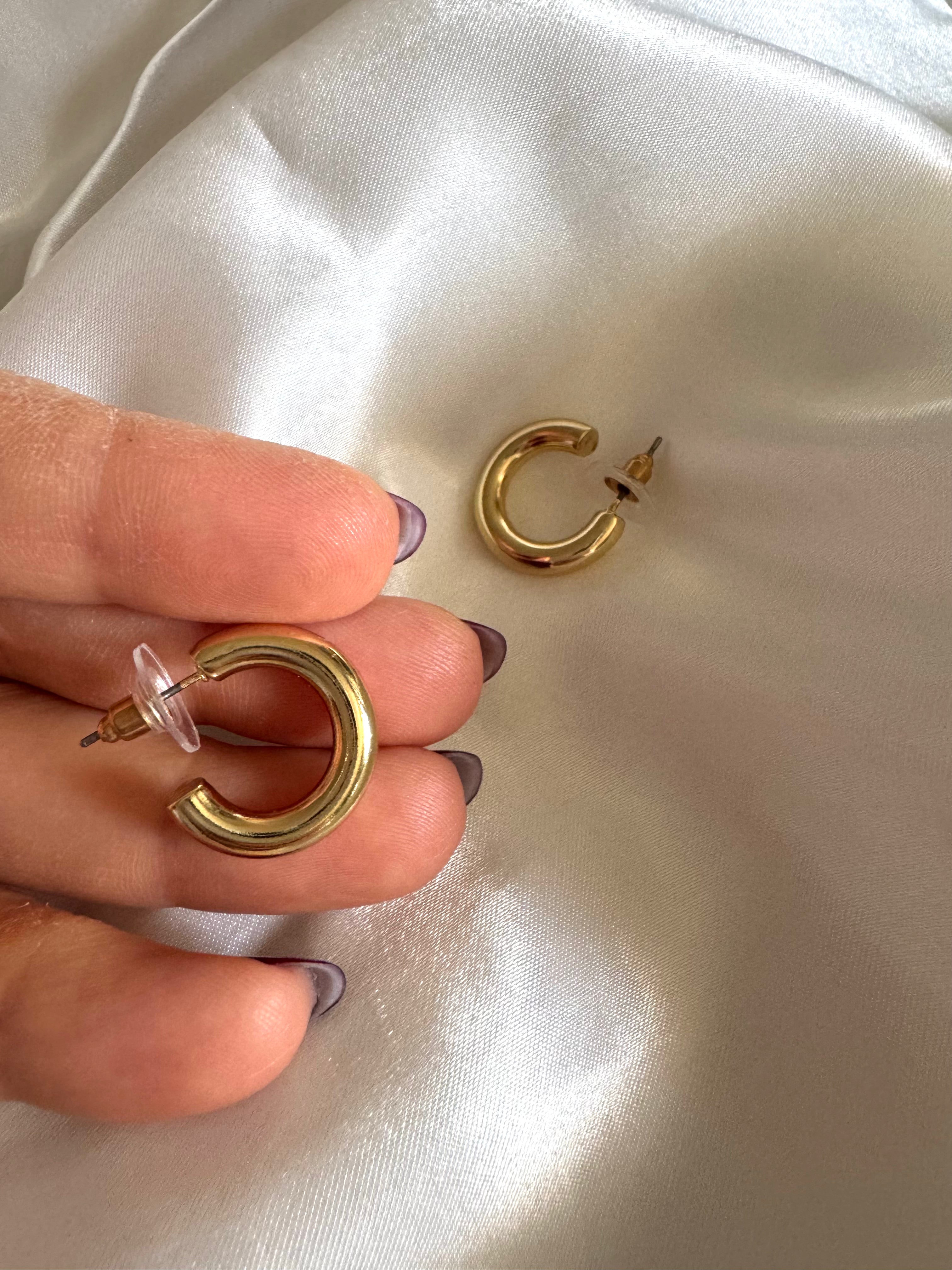 Orecchini TUBE HOOP  15 mm