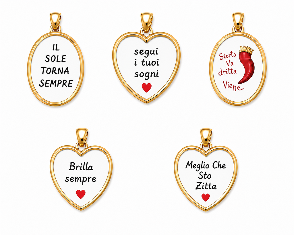 Ciondoli con frasi